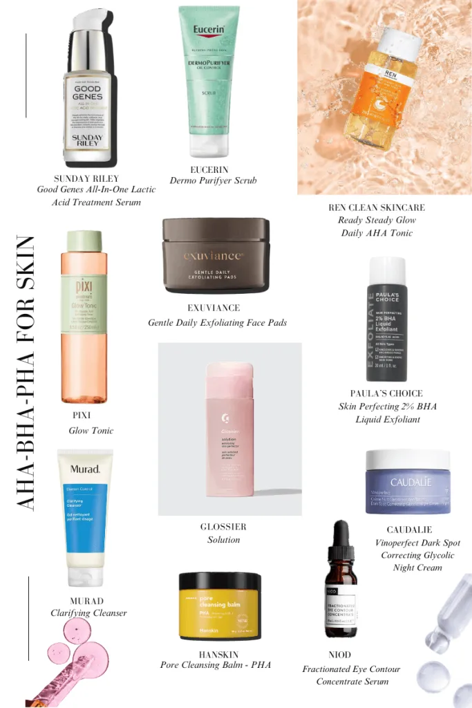 AHA, BHA & PHA How To Use Chemical Exfoliants For Soft, Glowing Skin